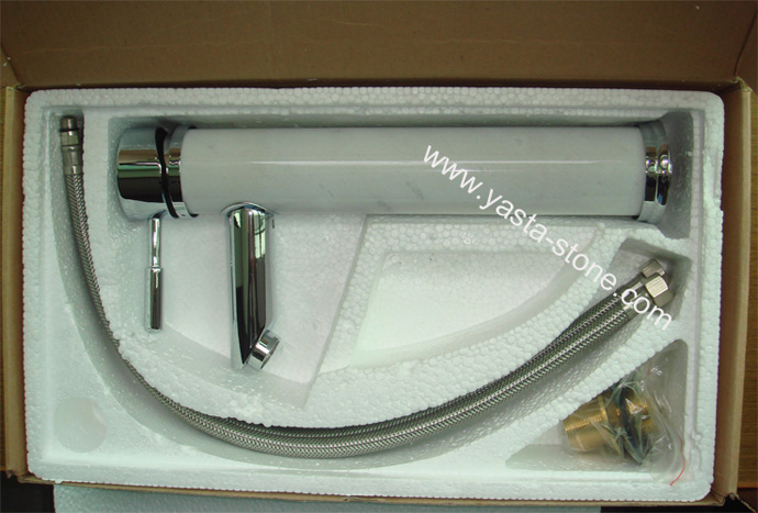 White Marble Faucet